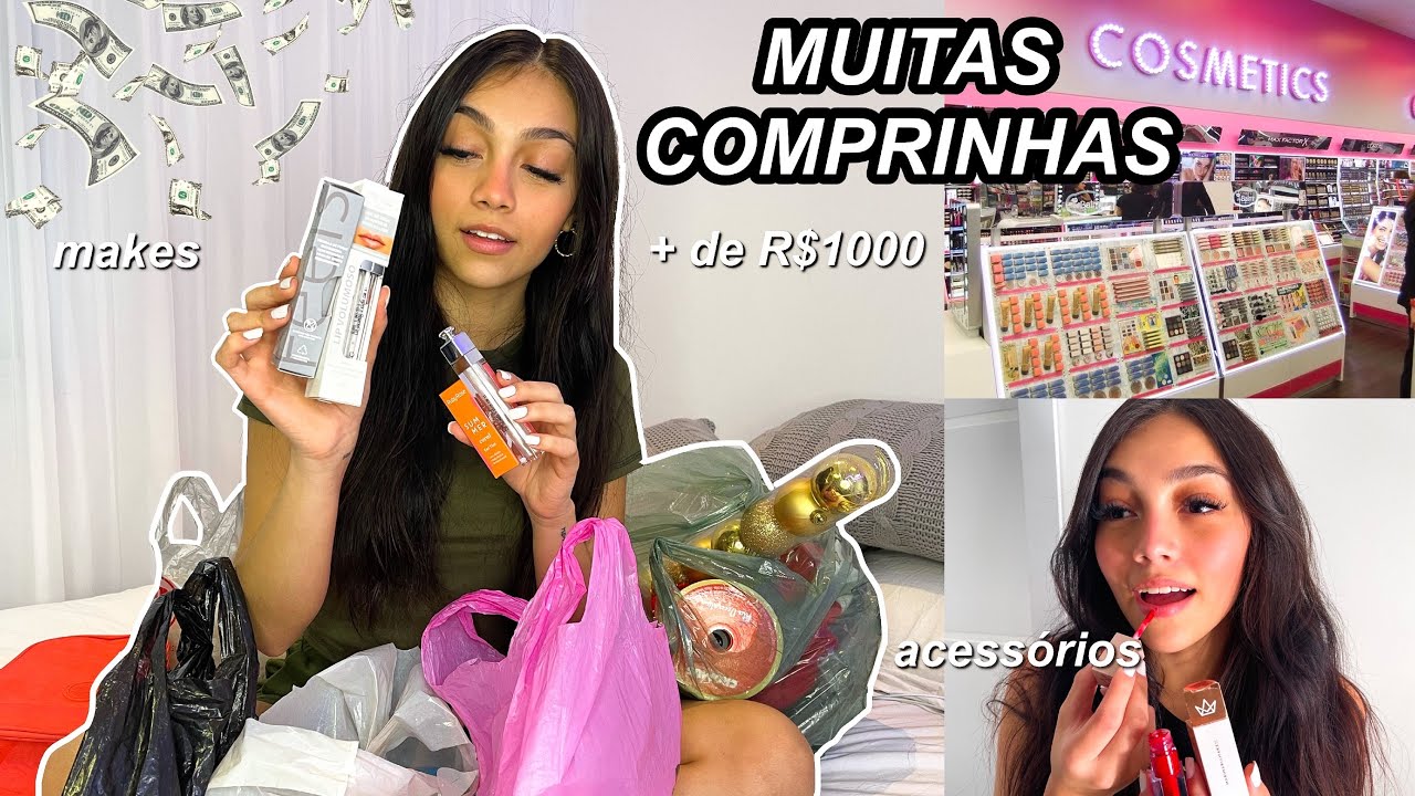 GASTEI R$ 1000 NA 25 DE MARÇO EM COMPRAS PRA VIAGEM E DECORAÇÃO