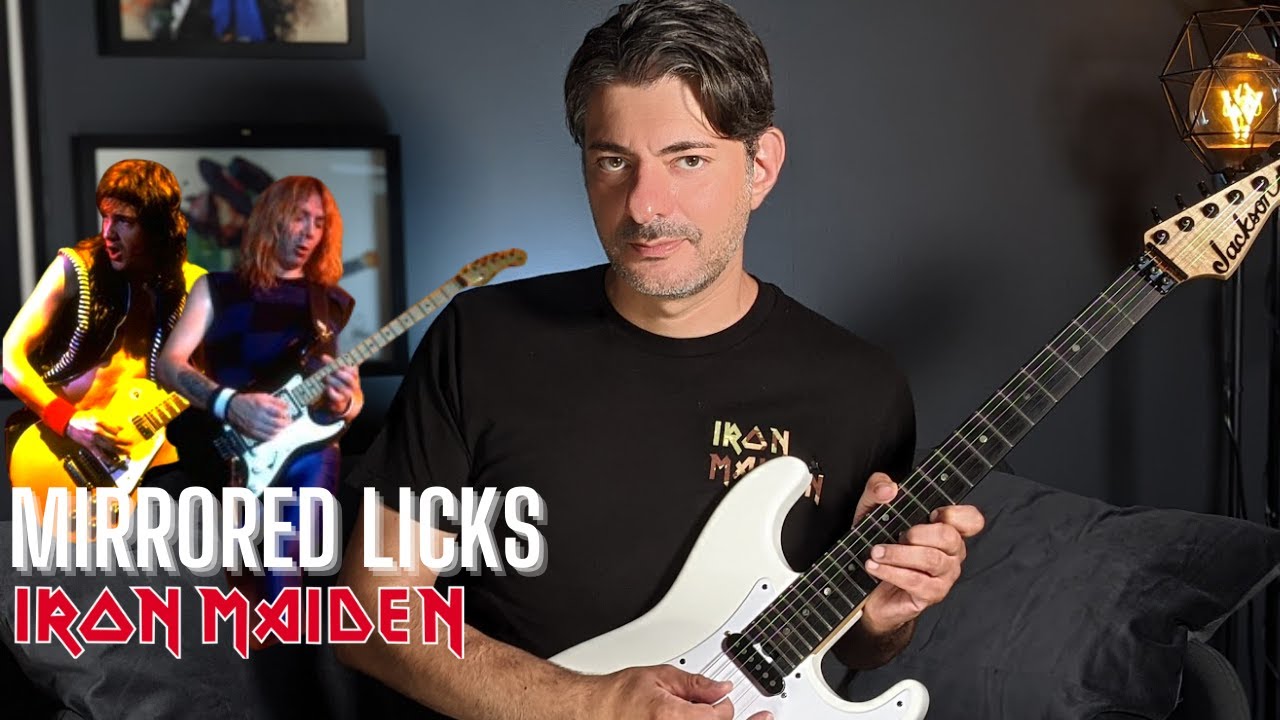 The Mirrored Licks of Dave Murray and Adrian Smith in the 80s