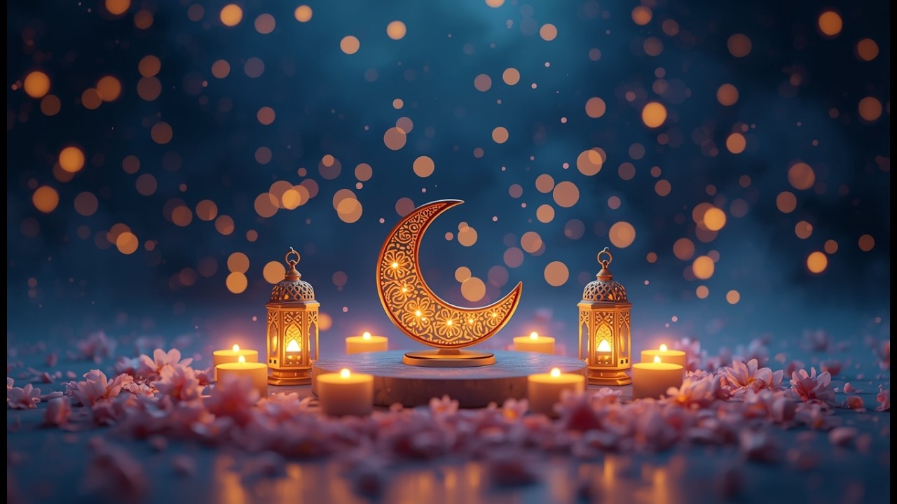 ✨ Peaceful Ramadan Ambience with Glowing Lanterns 🌙 رمضان كريم | Islamic Spiritual Relaxation