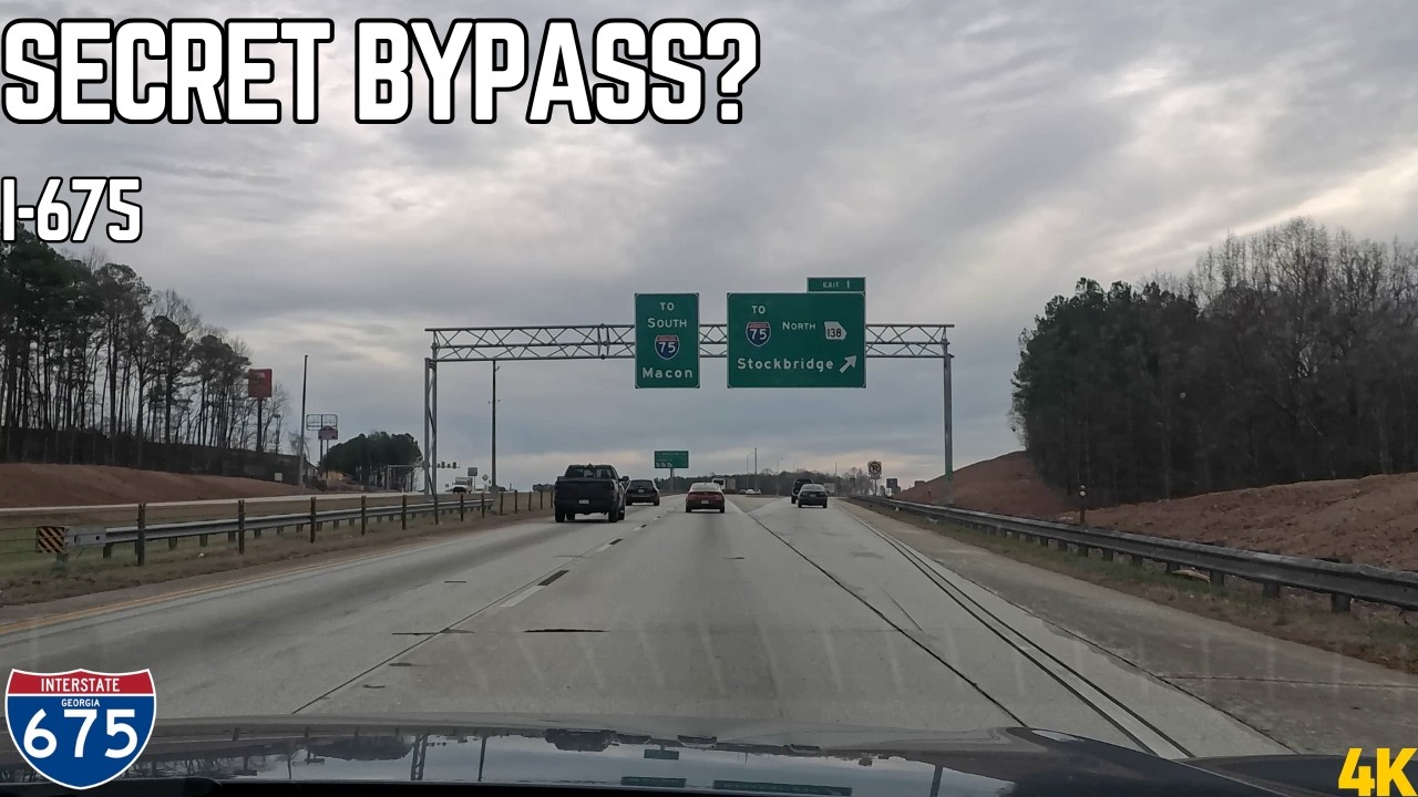 I-675: Is This Atlanta's Best Kept Traffic Secret? | 4K