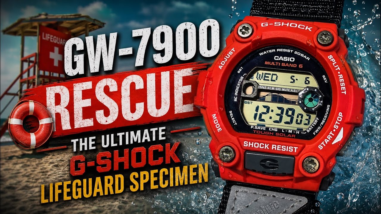 G-SHOCK GW-7900 G-RESCUE LIFEGUARD TRANSFORMATION