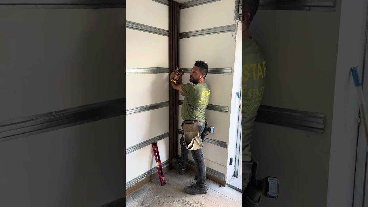 Tutorial applicazione doghe in wpc  montate da J.F.Strutture seguitemi sui social