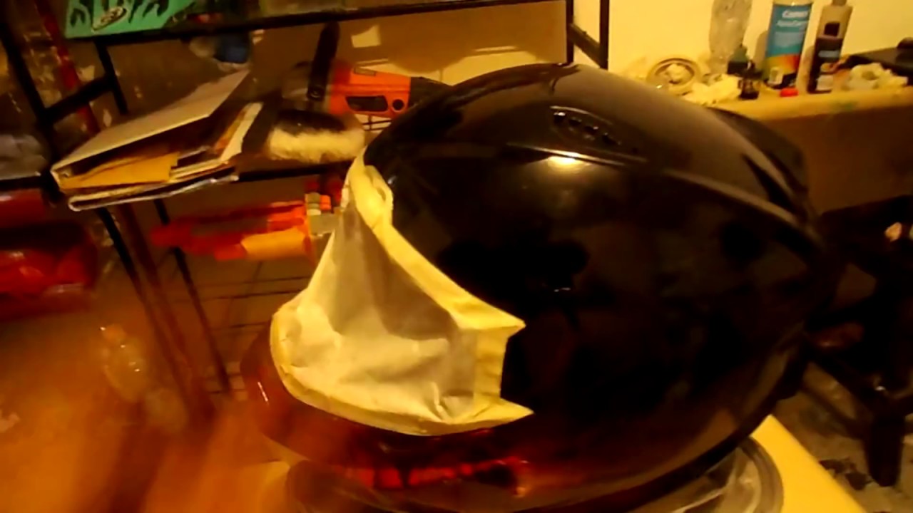 como echarle el barniz a un casco ( ultima parte)