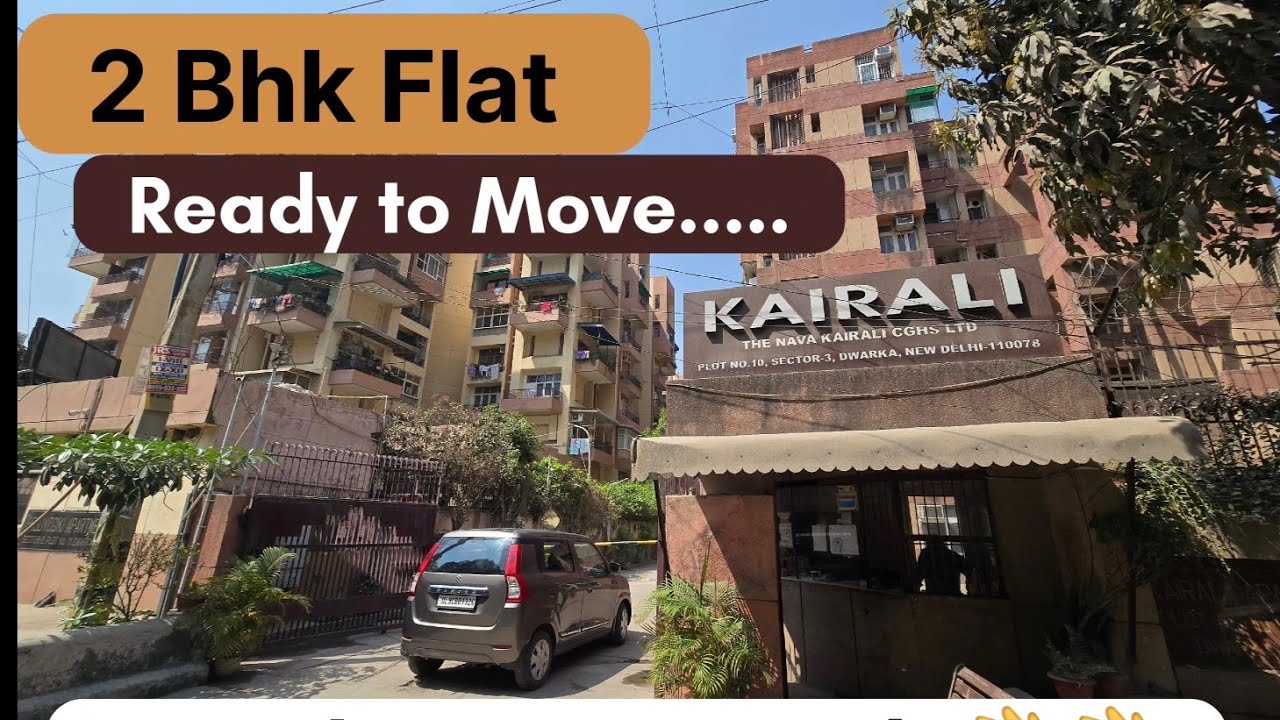 🏡2 BEDROOMS FLAT WITH LUXURIOUS INTERIOR WORK | GROUND FLOOR | SECTOR 3 #Dwarkaflats 