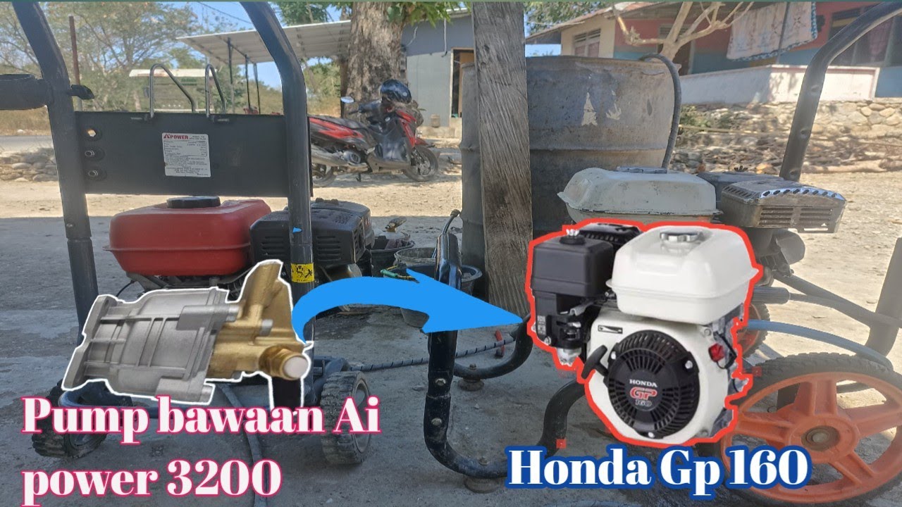 Otak Atik Jet Cleaner || Head Pump Axial Penggerak Honda Gp 160