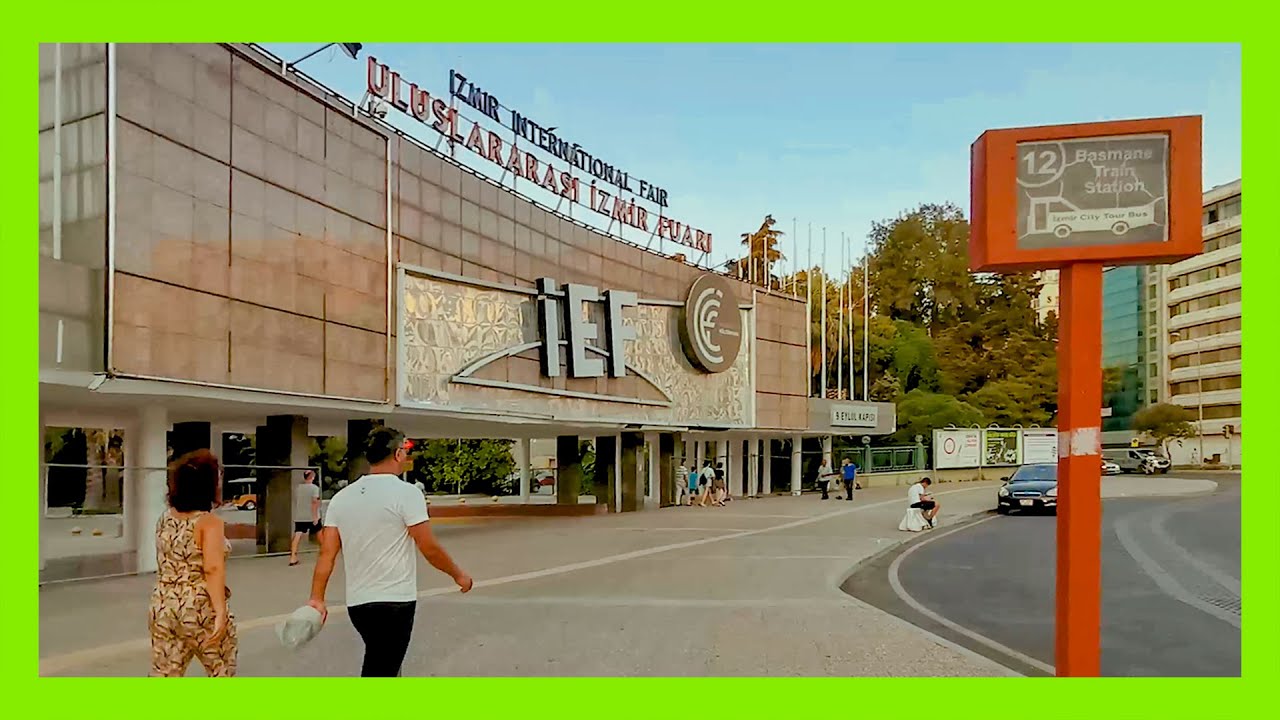 IZMIR walking tour:  ALSANCAK to KÜLTÜRPARK (İzmir International Fair) - in İzmir, Turkey [4K ASMR]