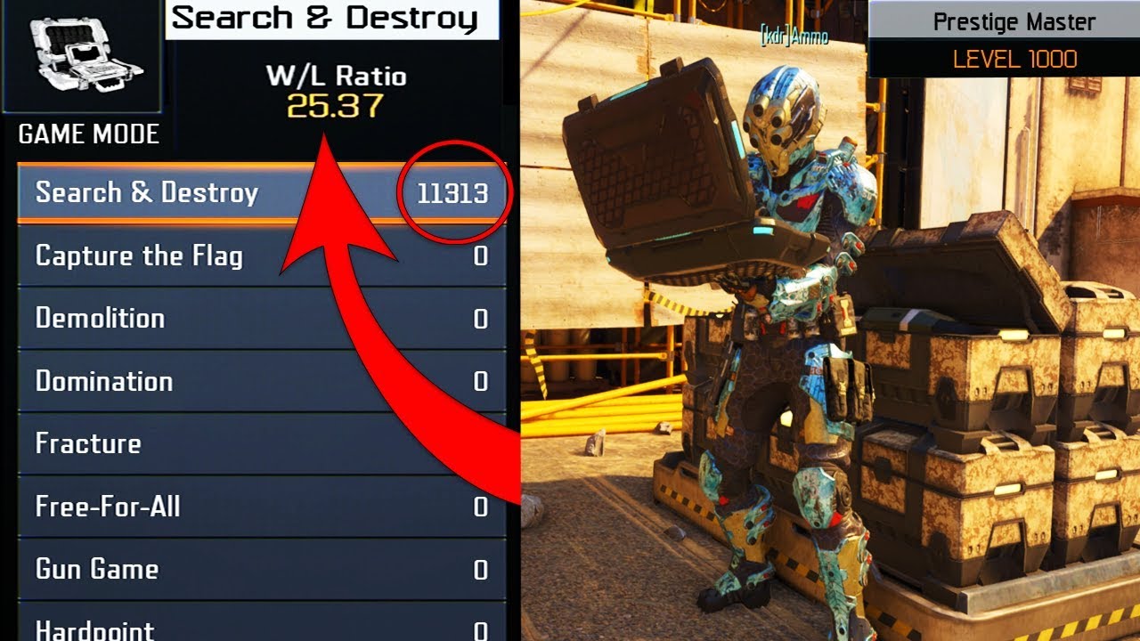 HE'S LEVEL 1000... AND ONLY PLAYED 1 GAME MODE EVER! (WTF!)