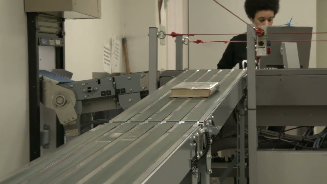 SFPL Main Library - Automated Book Return Sorter