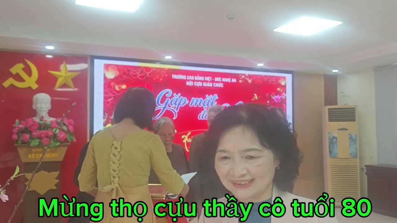 Trường C Đ Việt Đức Nghệ An gặp mặt các cựu giáo chức đầu xuân 2026