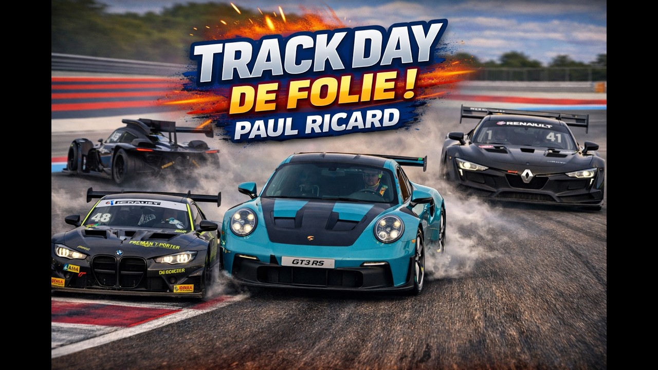 Track Day de FOLIE au Circuit Paul Ricard – Porsche, BMW, Audi & Lotus en action !
