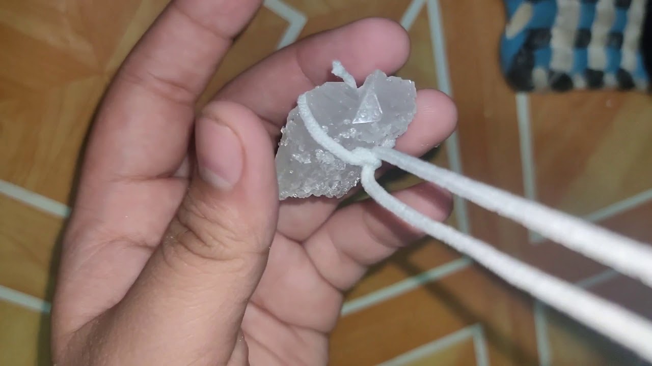 Growing Alum Crystal