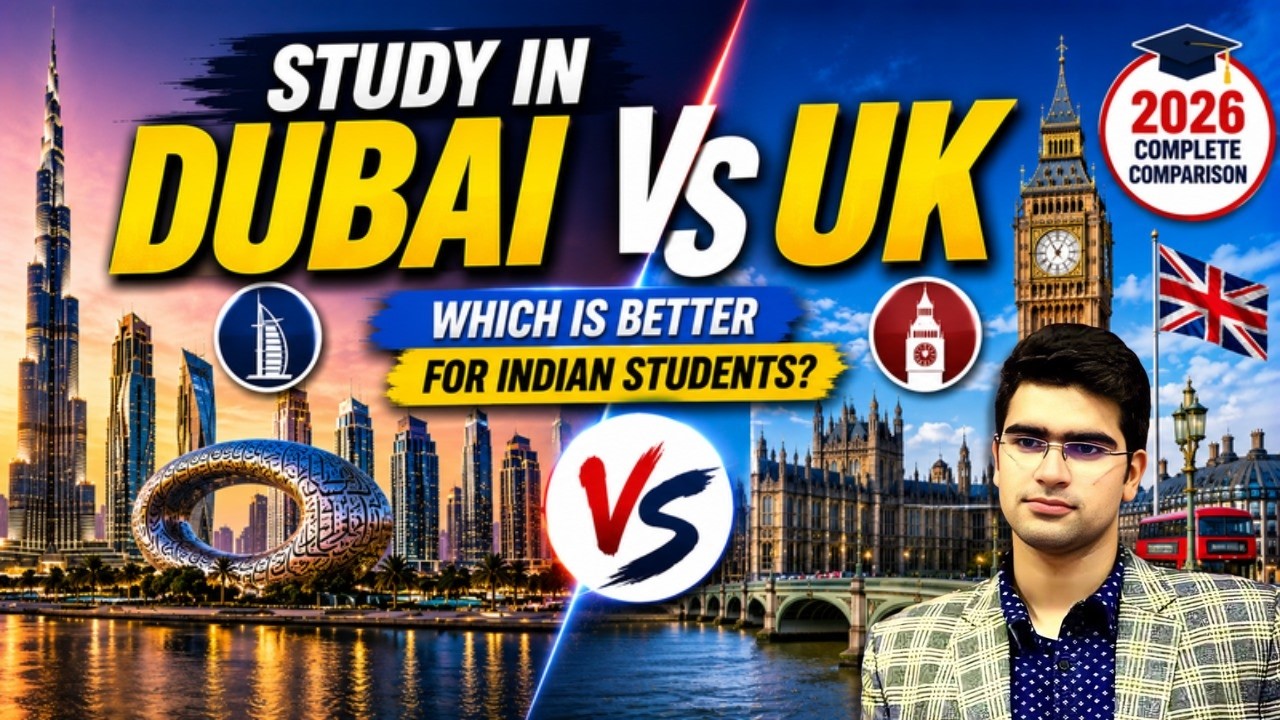 Study in Dubai vs UK | Which Is Better for Indian Students?  | 2026  | Complete Comparison