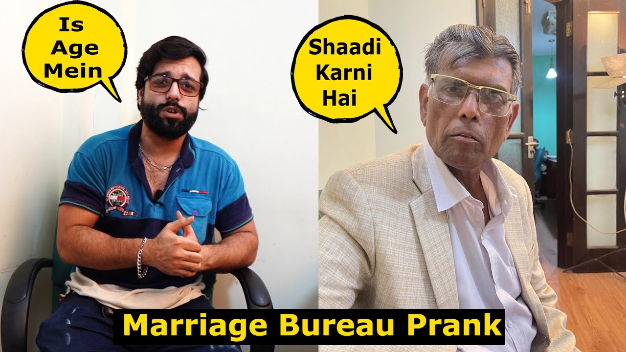 Marriage Bureau Prank | Pranks In Pakistan | Humanitarians