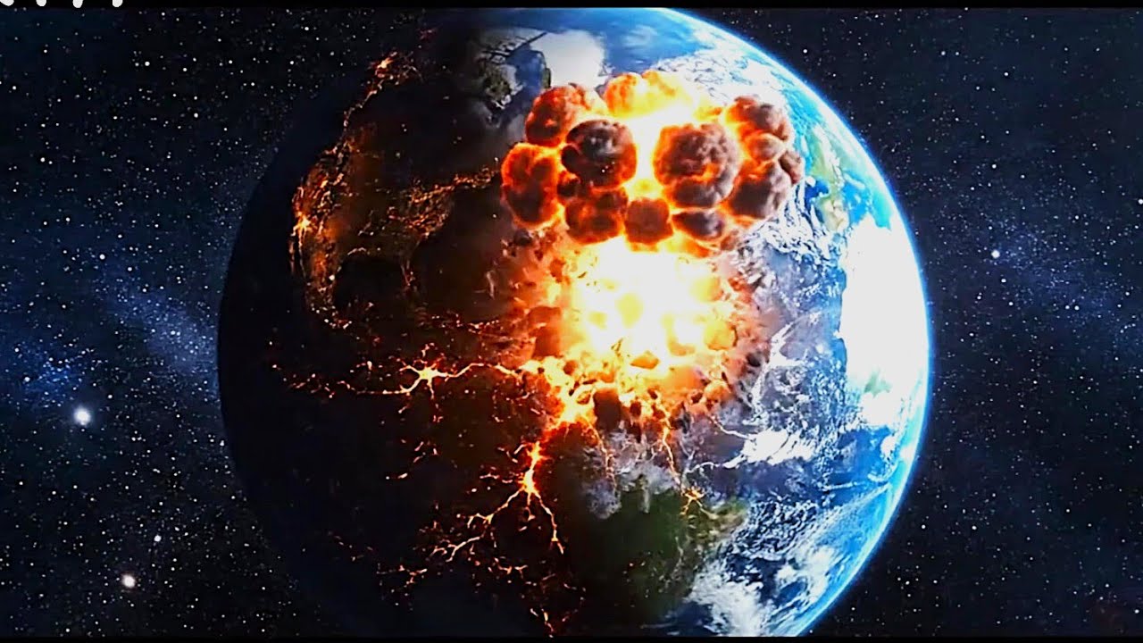 A nuclear bomb explodes on every planet in the solar system