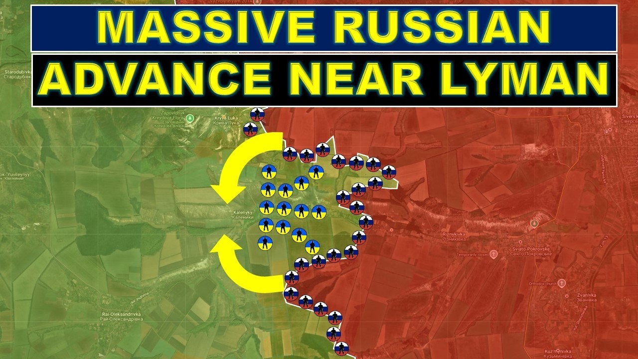 Massive Russian Advanced Near Lyman And Hulyaipole