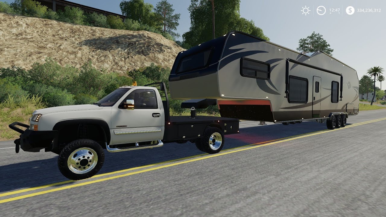 Farming Simulator 19 Camper and Toy Hauler Mods