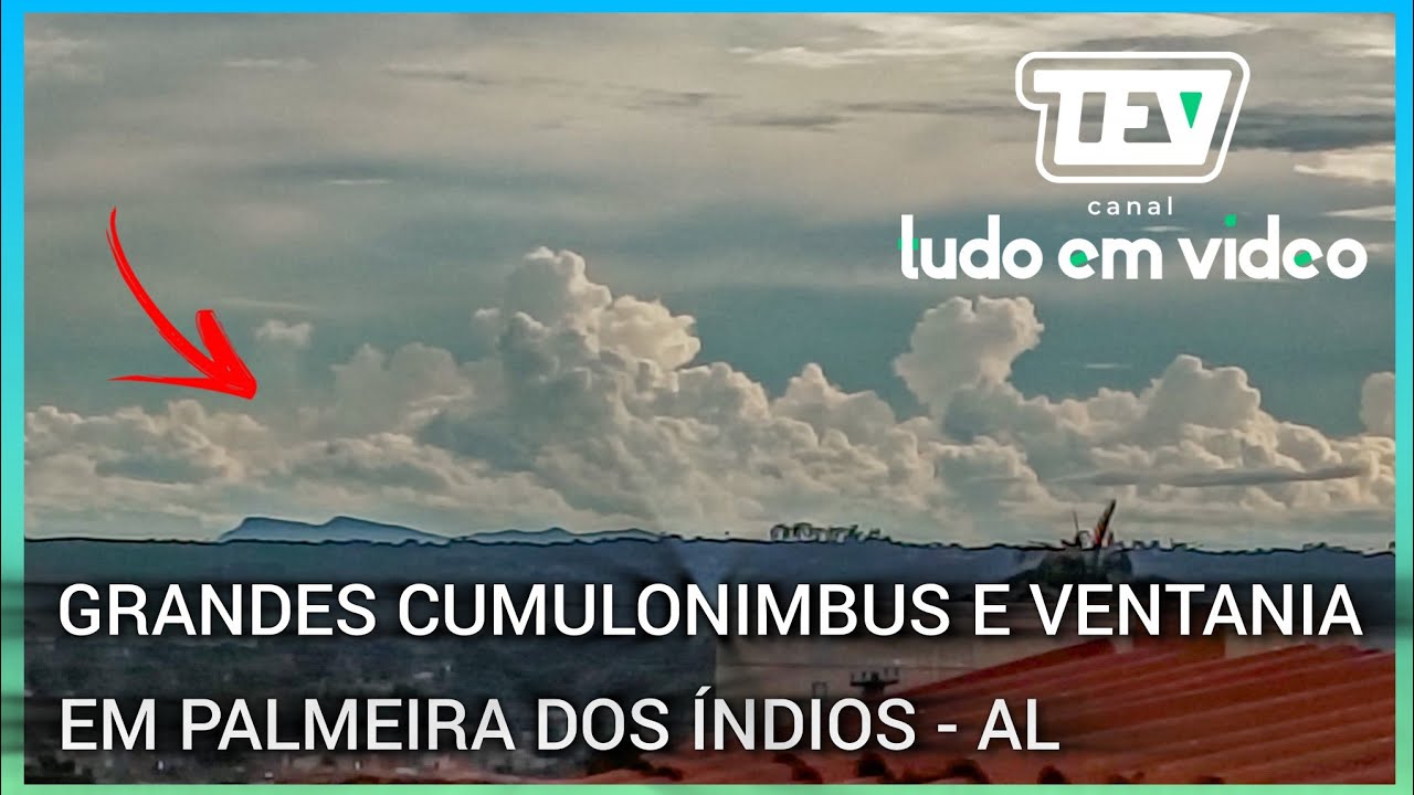 ONTEM A ATMOSFERA GEROU CUMULONIMBUS E VENTANIA Em Palmeira Dos Índios Alagoas Brasil 02/03/2026.