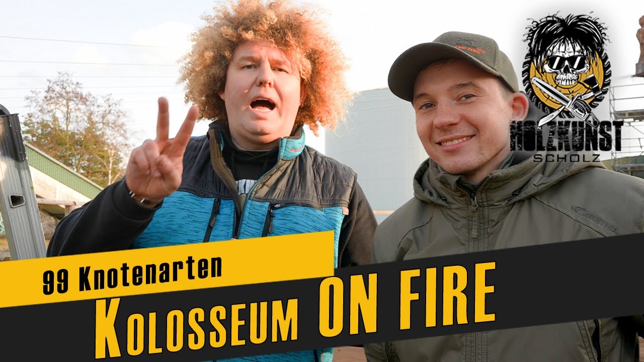 Ausbau Kolosseum mit @niklasonfire  / Mastwurf Knoten / 8km Paracord