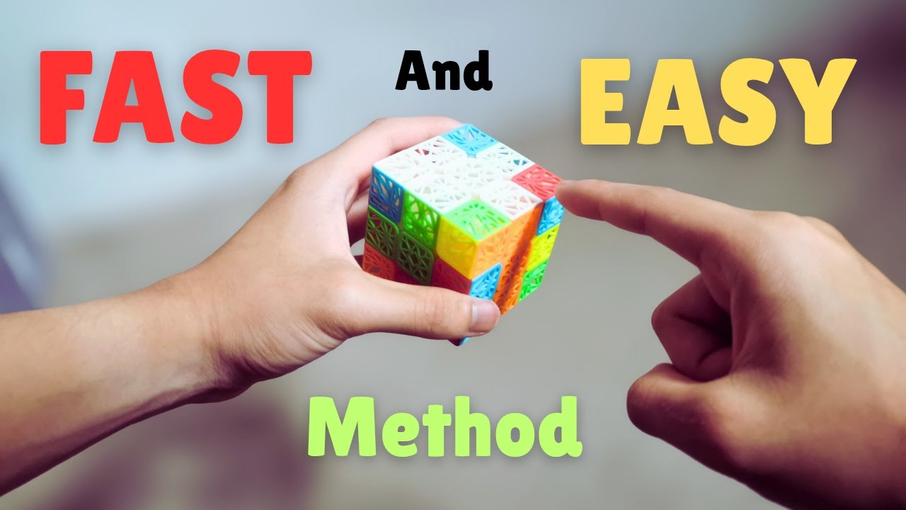 Solve a Rubik’s Cube FAST & EASY (Beginner Step-by-Step Tutorial)
