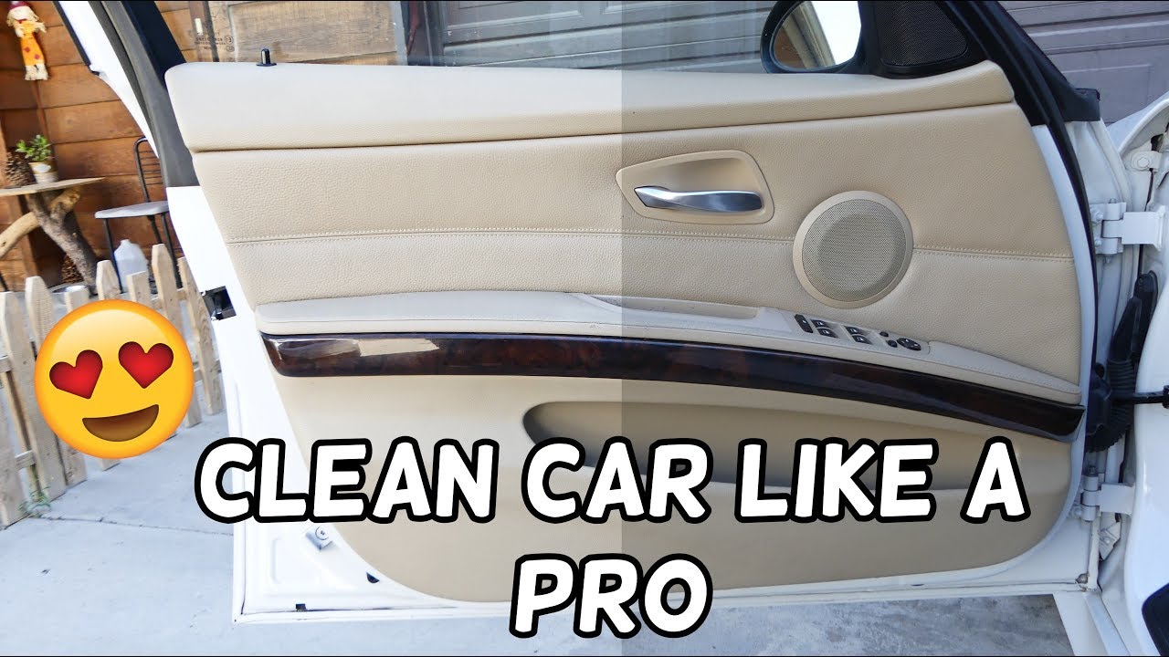 HOW TO CLEAN DIRTY DOOR PANELS demonstrated on BMW