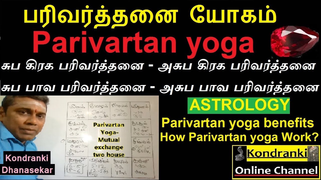 பரிவர்த்தனை யோகம் தரும் ஆட்சி பலம் -Parivartan yoga and its benefits in Tamil
