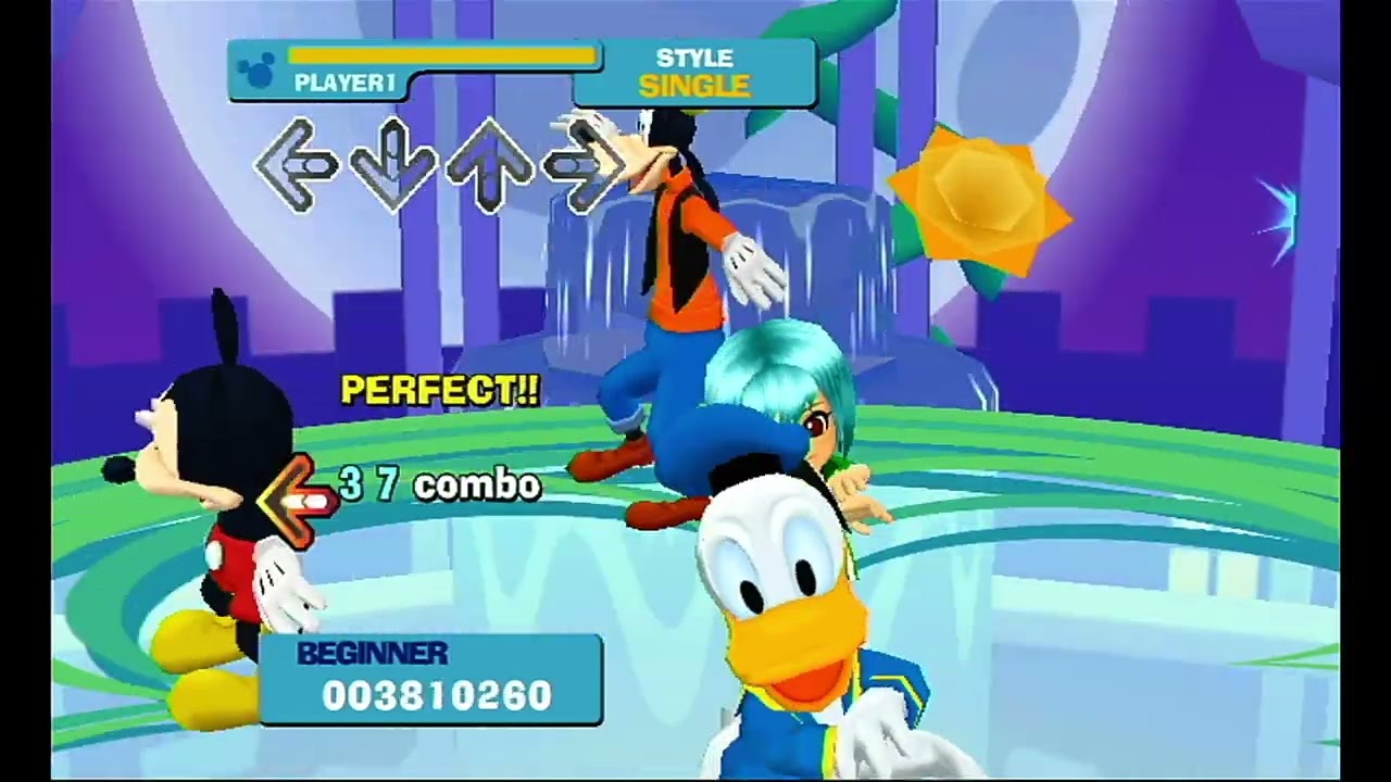 【DDR Disney Grooves】Ducks In The 'Hood【BEGINNER】