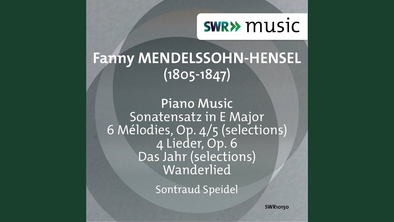 6 Mélodies, Op. 4/5: No. 6. Andante soave