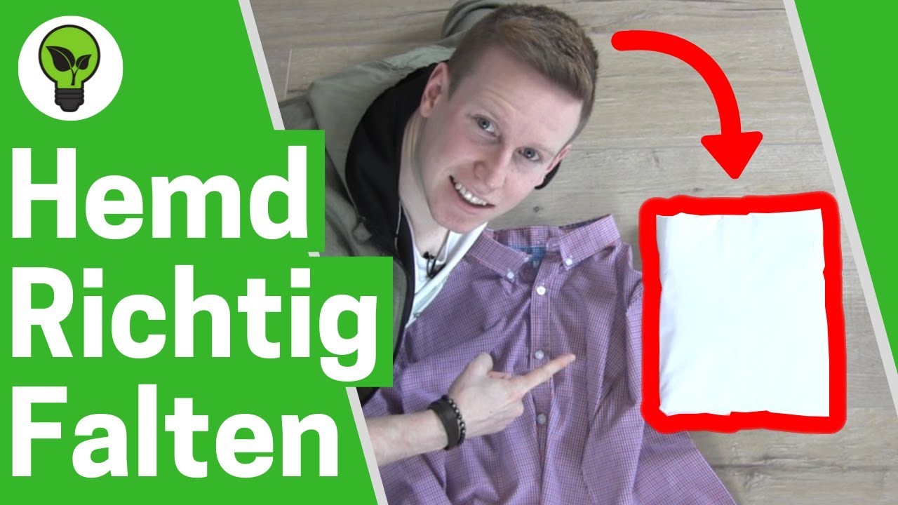 Hemd falten für Koffer ✅ ULTIMATIVE ANLEITUNG: Herren Hemden faltenfrei & knitterfrei zusammenlegen!