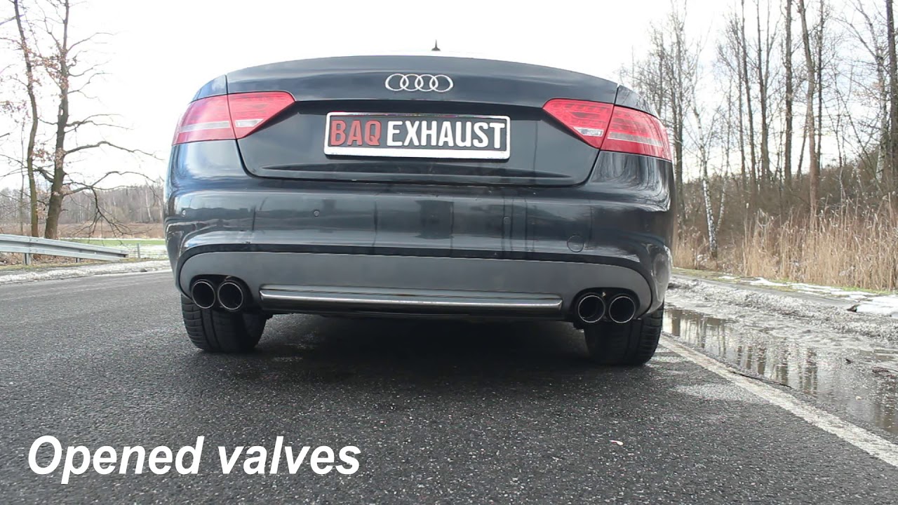 Audi A5 3.0 TDI quattro | Baq Exhaust | Turbo-back active exhaust system