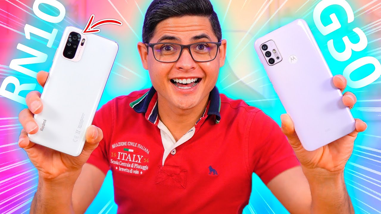 Xiaomi Redmi Note 10 é muito MELHOR que o Moto G30? QUAL VALE A PENA? Veja esse COMPARATIVO