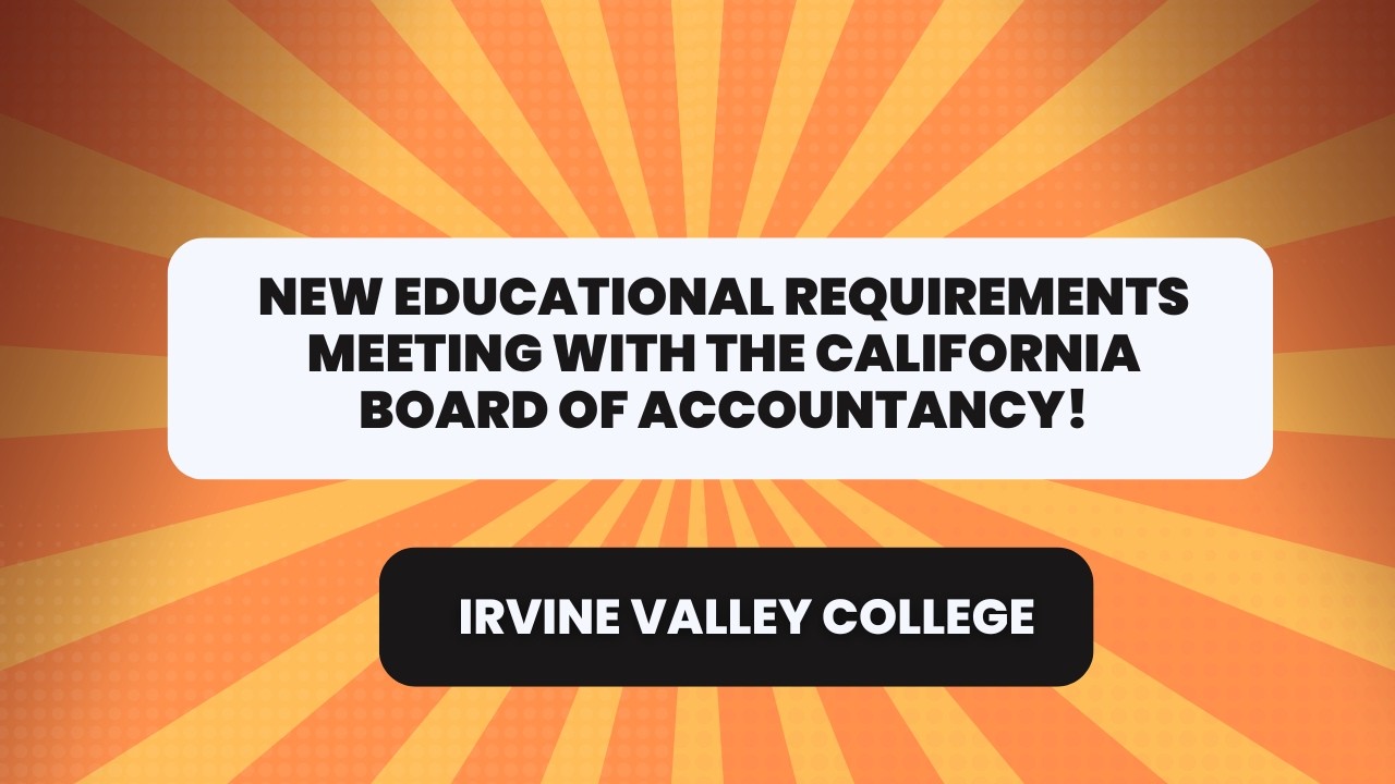 Learn about the new CPA Educational Requirements with the CBA! 6/12/26 12PM via zoom
