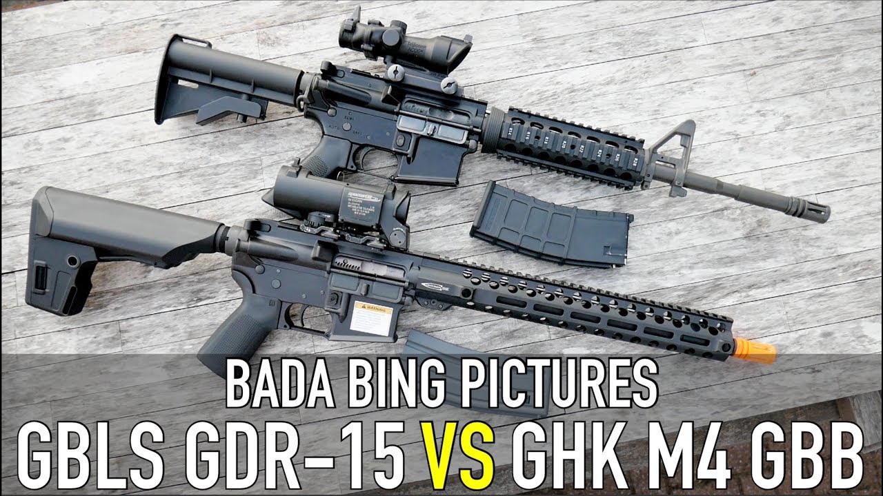 GBLS GDR-15 DAS vs GHK M4 GBB: AEG VS GBBR