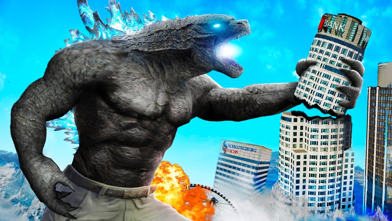 Becoming a HUMAN GODZILLA In GTA 5