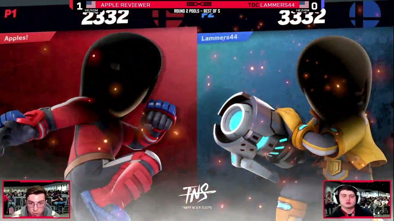 Apple Reviewer (Mii Brawler) vs TDC | Lammers44 (Mii Gunner) - Pools  ULTIMATE SINGLES | GX2