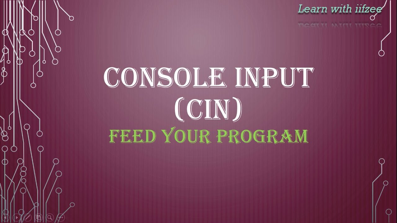 How to take input in C++ | CIN in C++ | getline Function | PF008