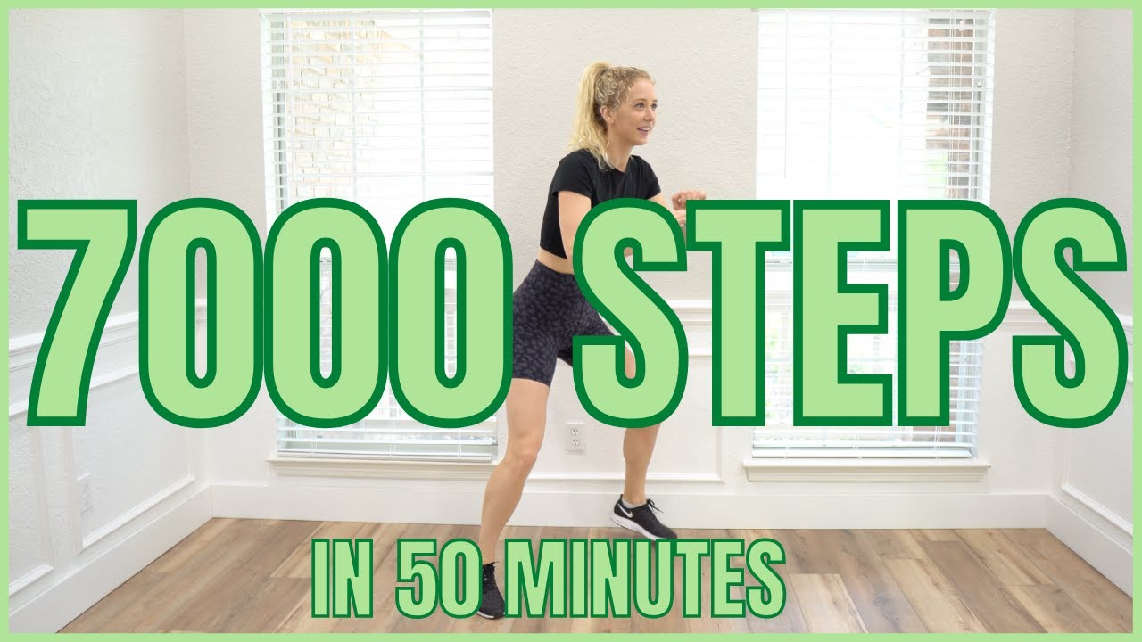 7000 ШАГОВ ЗА 50 МИНУТ | ДЕНЬ 7 ДОМАШНИЙ ШАГОВЫЙ ЧЕЛЛЕНДЖ | fitnessa ◡̈