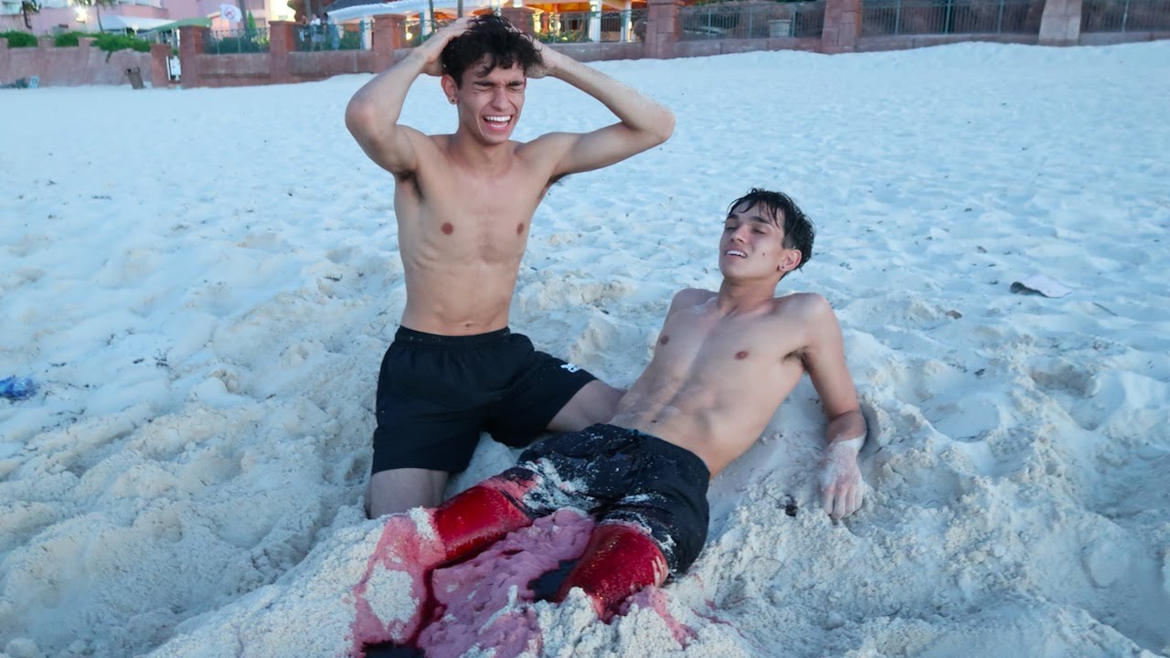 My twin was attacked by a shark?!