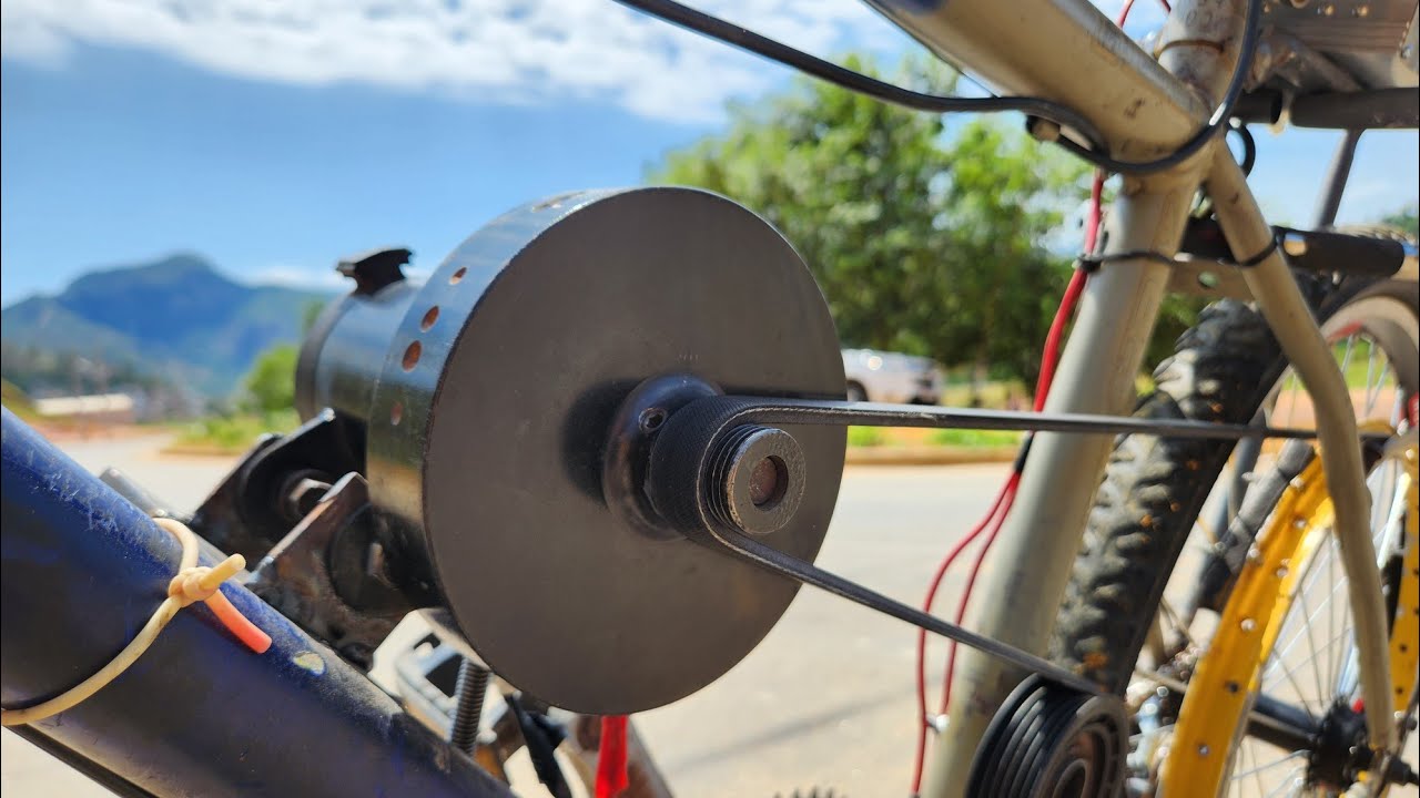 bike com motor de ESTEIRA ERGOMÉTRICA