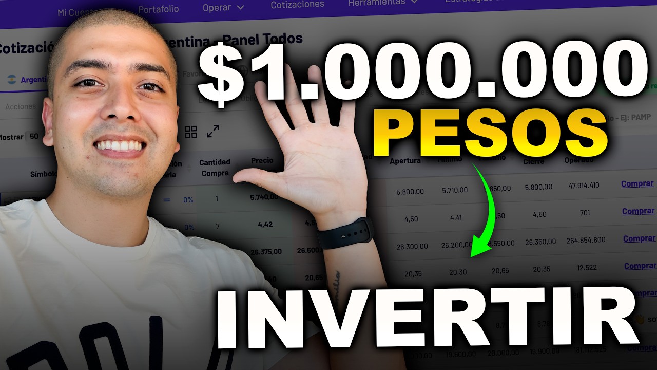 ✅ Que HACER con 1 MILLON de PESOS 🇦🇷
