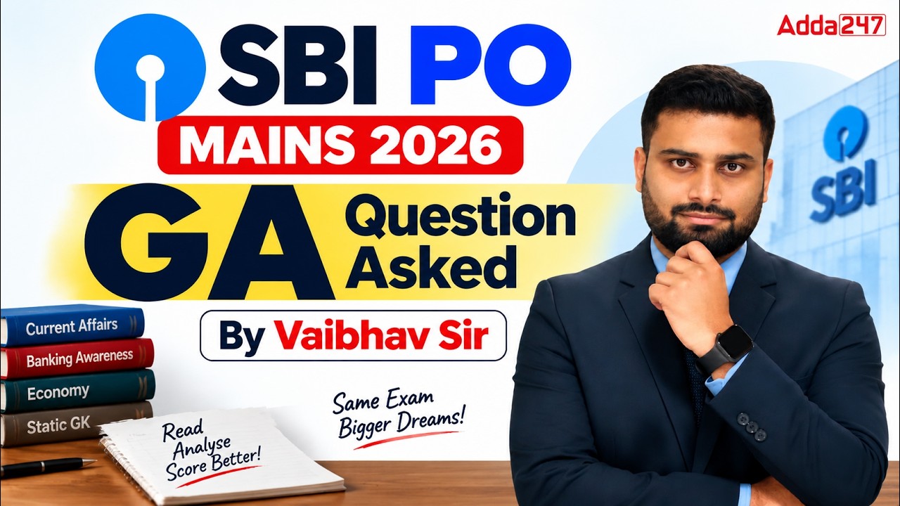 SBI PO Mains 2026 GA Question Asked | Real Exam Questions Analysis | By Vaibhav Sir