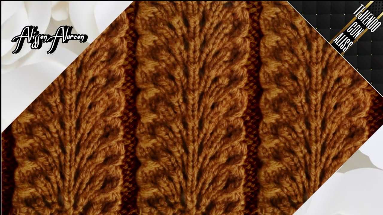 #534 - TEJIDO A DOS AGUJAS / knitting patterns / Alisson . A