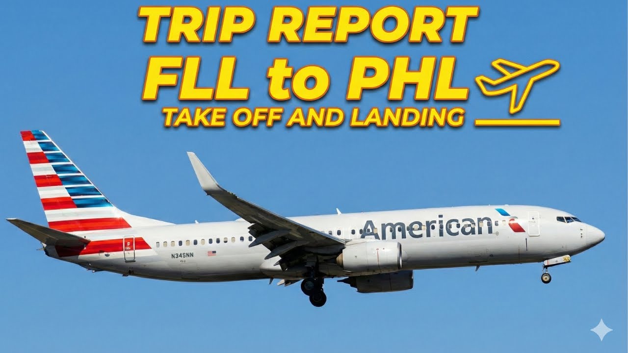 Flying American Airlines to Philly! ✈️ FLL to PHL Full Review