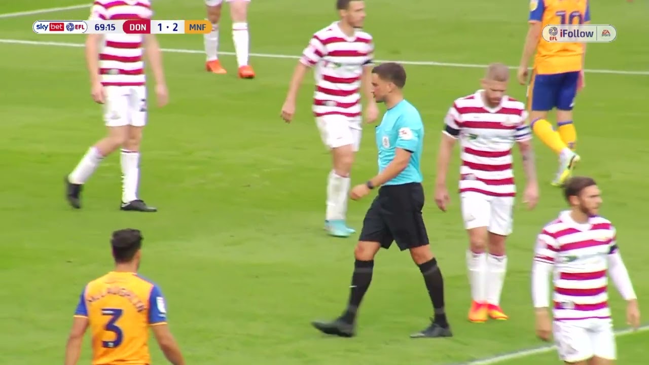 All three of Mansfield's goals at Doncaster
