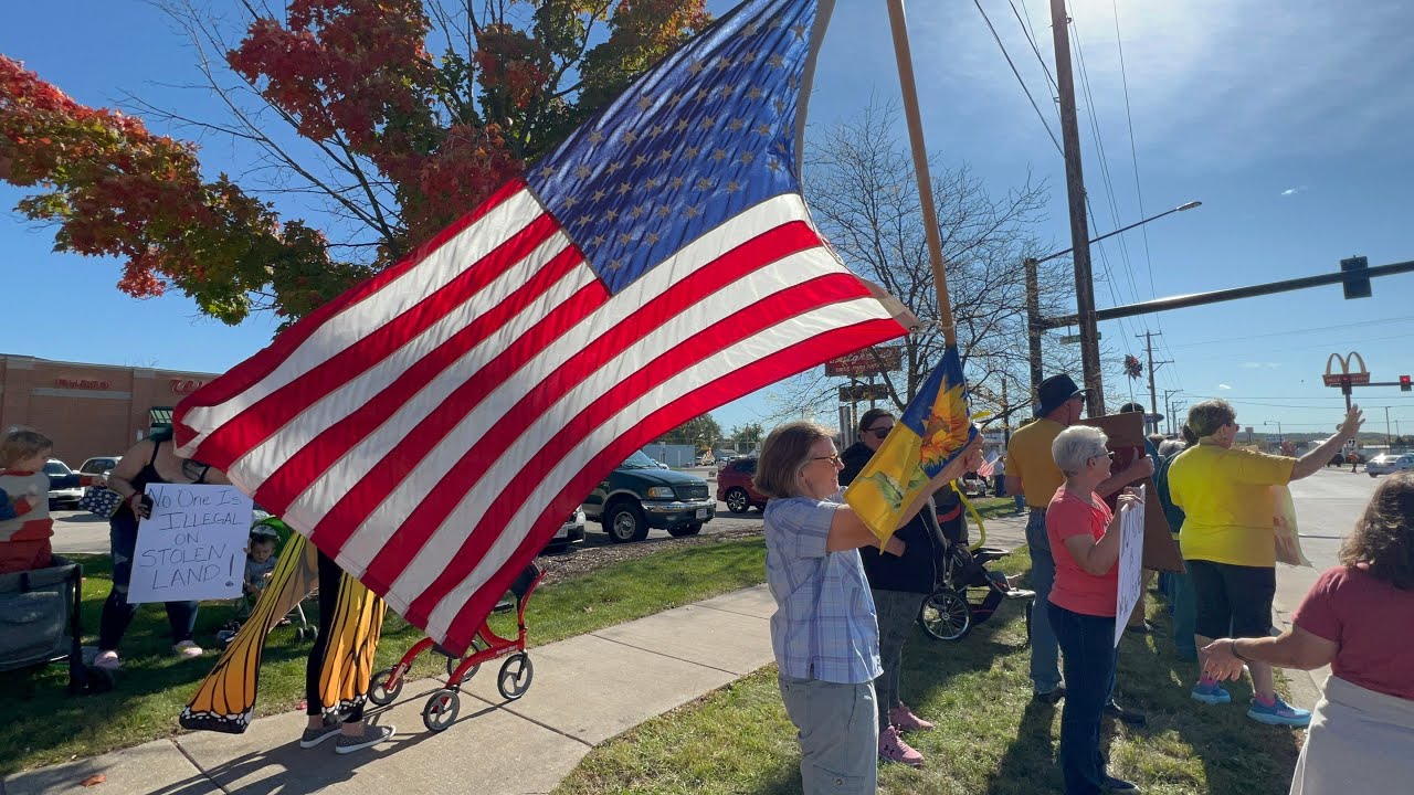 National No Kings Protest in Sparta, WI 10/18/25