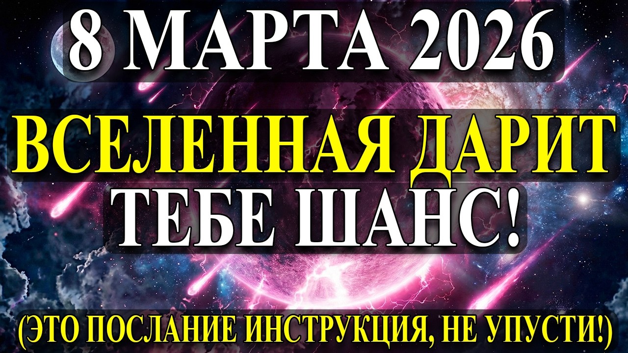 Внимание ПОСЛЕ ЭТОГО Видео , Вселенная  сделает странные вещи! Смотрите внимательно! 8 МАРТА !