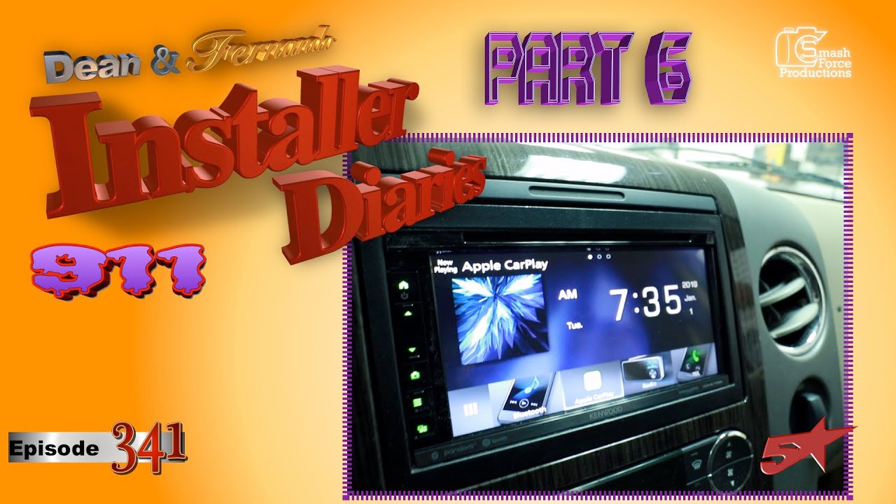 Fuses Subwoofer and radio go in done  911  f150 Installer Diaries 341 part 6