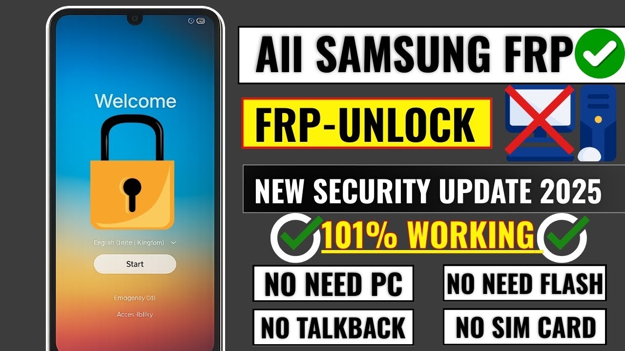 🔓 How To Bypass Email After Factory Reset Samsung 2025 | 🚀 No PC Needed | 📱 FRP Unlock Guide