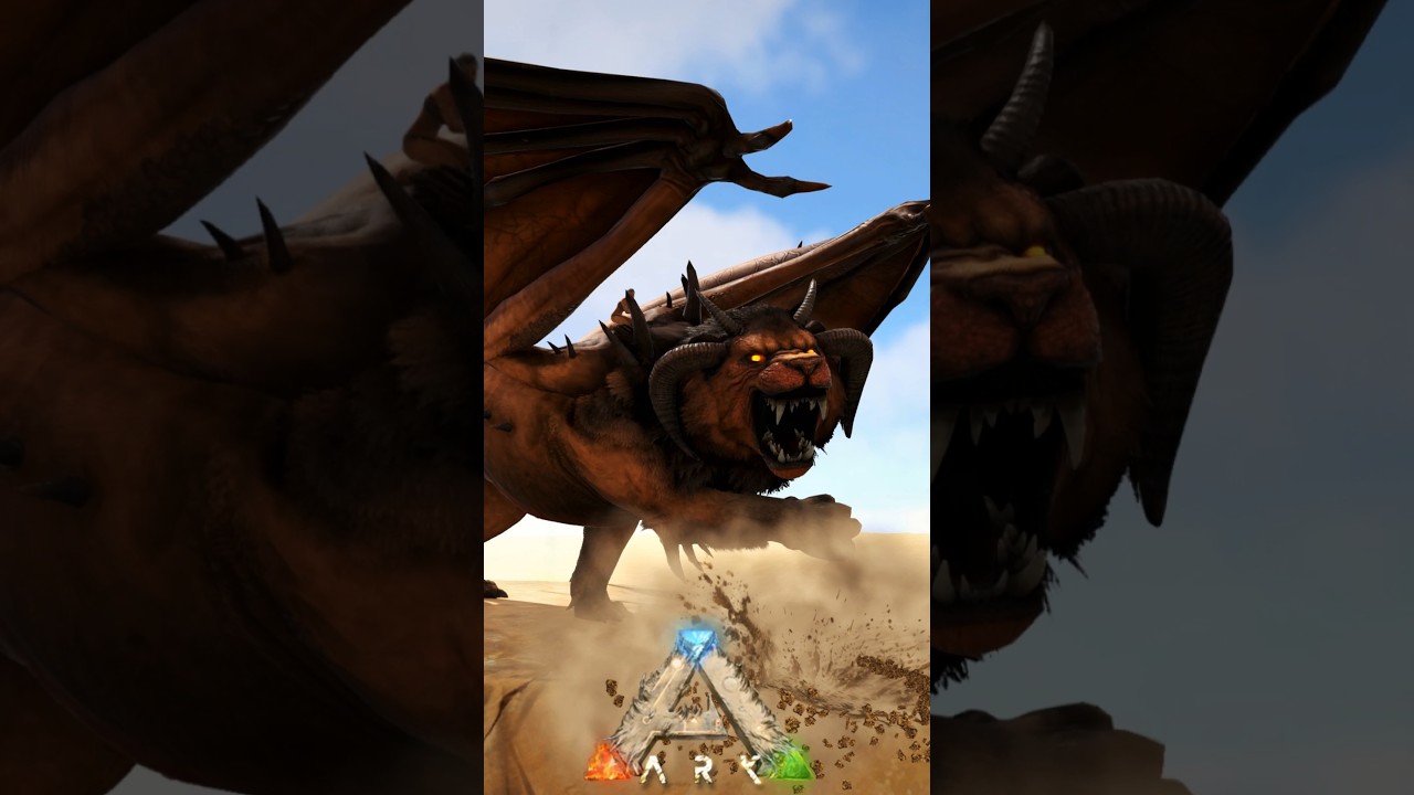 Manticore boss fight🦁☠️ #arkmobile #arkultimatemobileedition #arktamil
