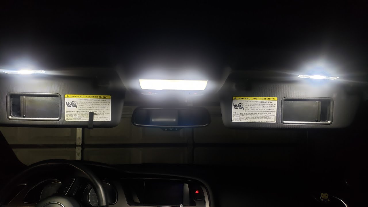 AUDI S5 LED interior light replacement tutorial