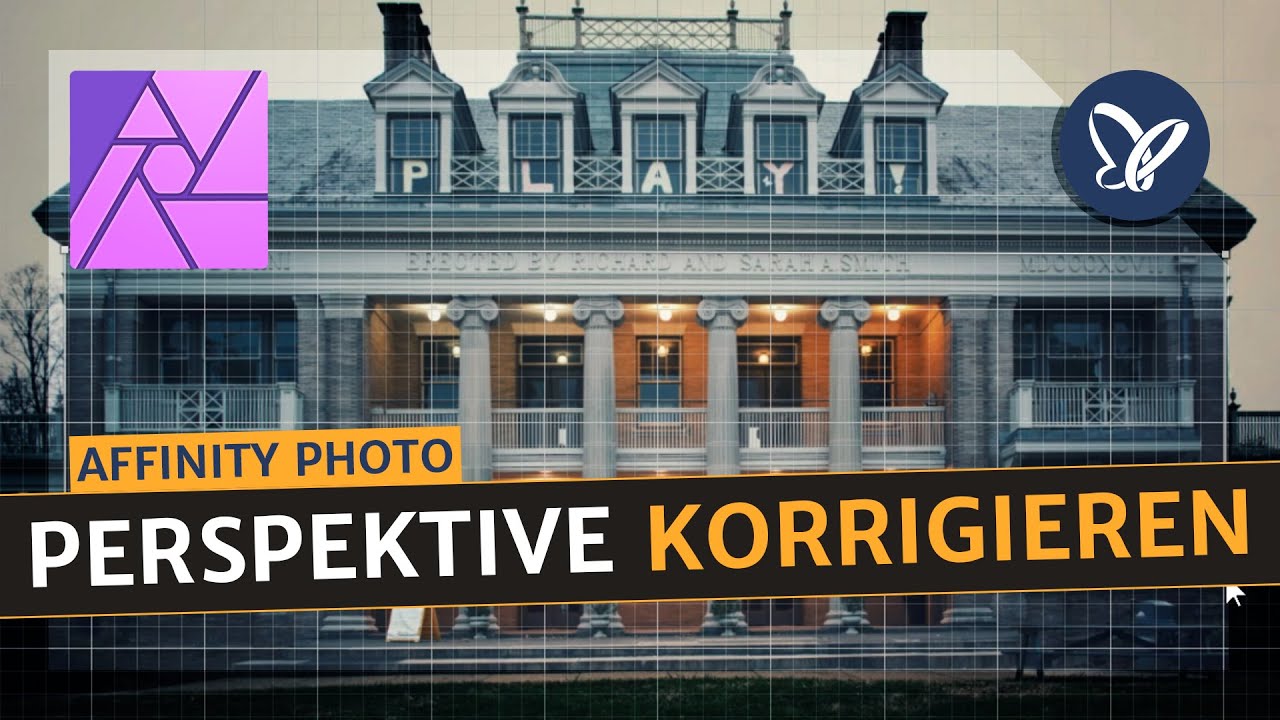 Affinity Photo-Tutorial: Grundlagen  – Perspektive korrigieren